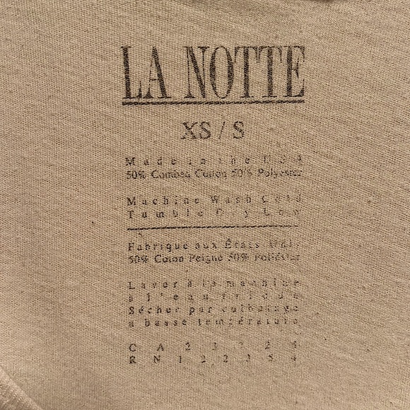 ARITZIA La Notte Graphic Tank Top // Size XS/S - Picture 3 of 3